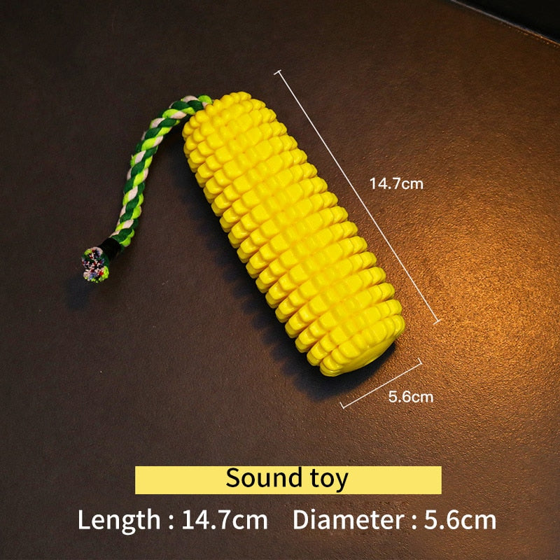HOOPET Pet Dog Toys Dog Molar Stick Toy Funny Interactive Dog Chew Toy For Dog Tooth Clean Corn Molar Stick Pet Dog Teeth Brush