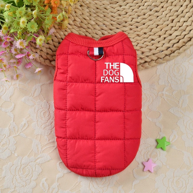 Pink Pet Dogs Clothes Winter Cotton Dogs Vest Coats Plus Warm For Small Medium Dog Clothing Puppy French Bulldog Chihuahua Perro