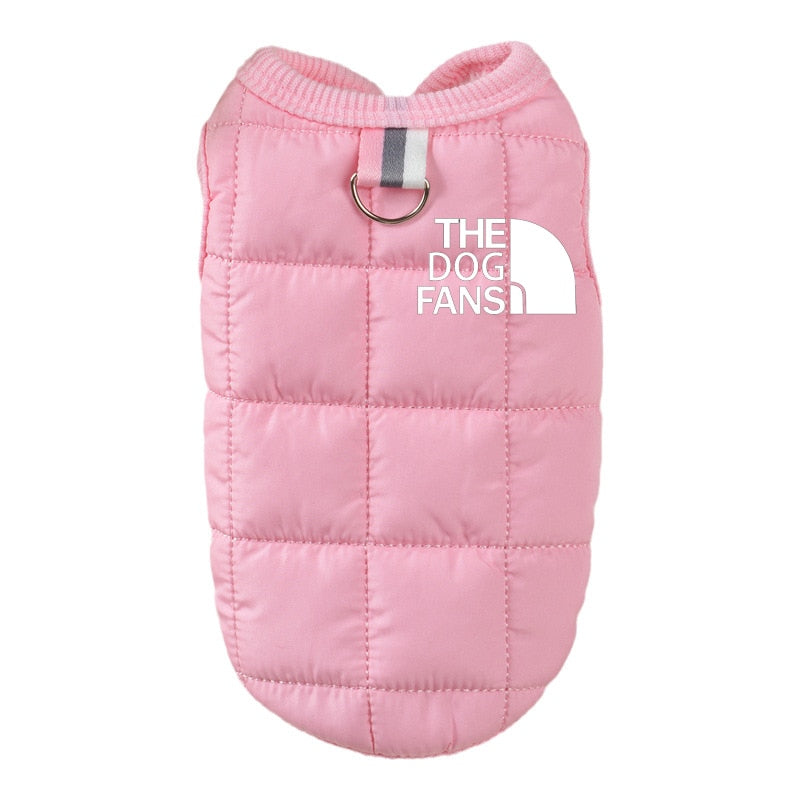 Pink Pet Dogs Clothes Winter Cotton Dogs Vest Coats Plus Warm For Small Medium Dog Clothing Puppy French Bulldog Chihuahua Perro