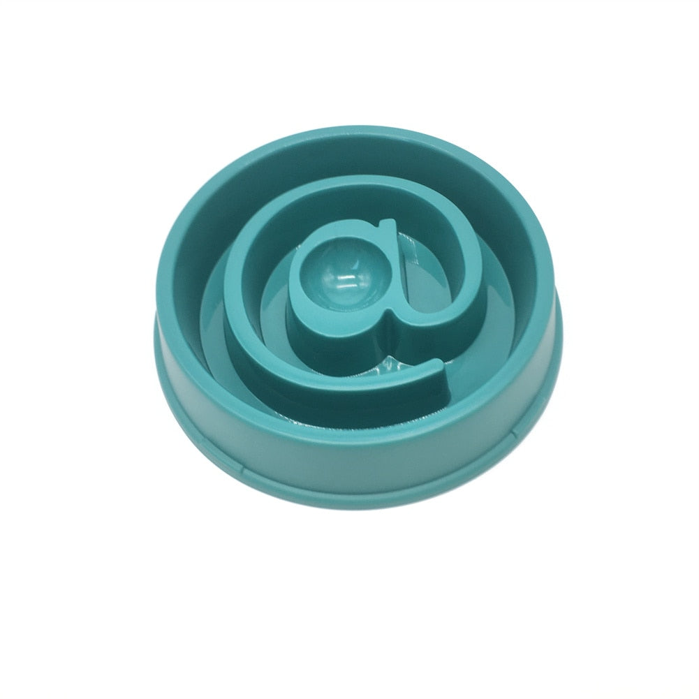 Pet Slow Eating Feeder Fish Bone Shape Dog Bowl Dog Feeding Food Bowls Bloat Stop Healthy Interactive Puppy Food Plate Dishes
