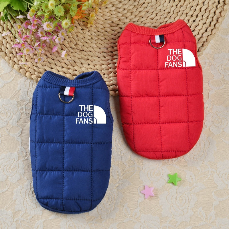 Pink Pet Dogs Clothes Winter Cotton Dogs Vest Coats Plus Warm For Small Medium Dog Clothing Puppy French Bulldog Chihuahua Perro